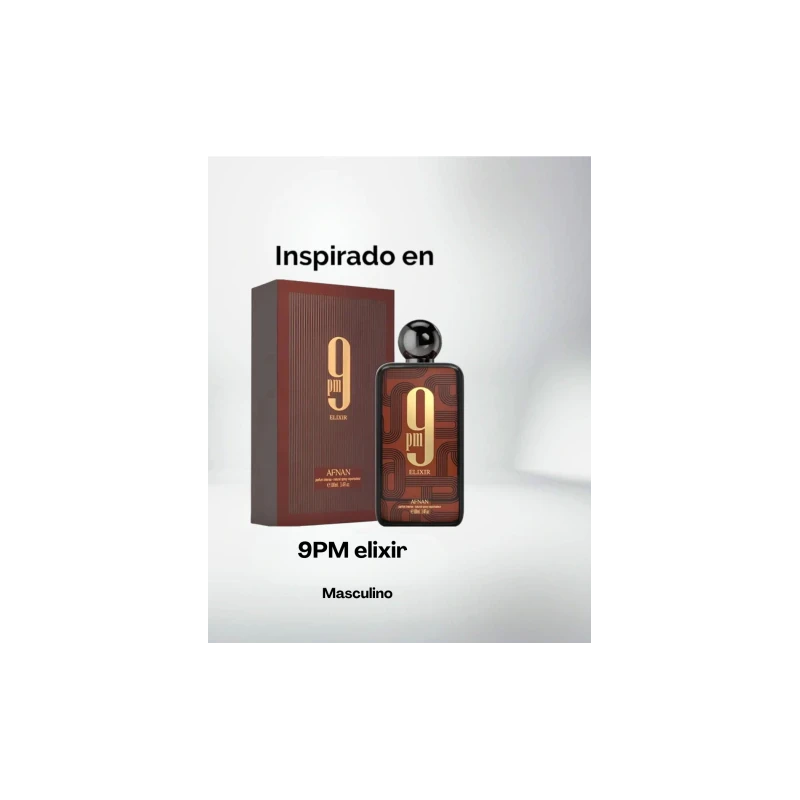 Afnan 9 Pm Elixir — inspirado en Afnan 9 Pm Elixir