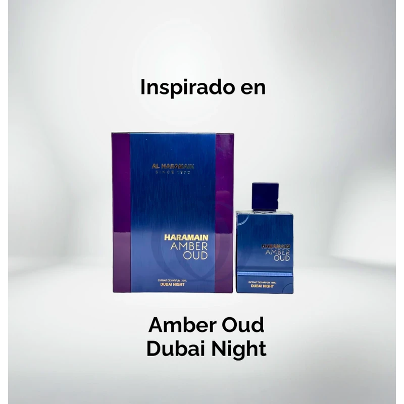 Al Haramain Amber Oud Dubai Night — inspirado en Al Haramain Amber Oud Dubai Night