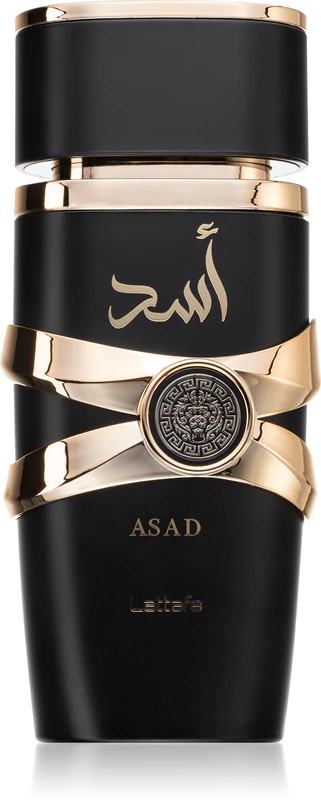 Envase original de Lattafa Asad