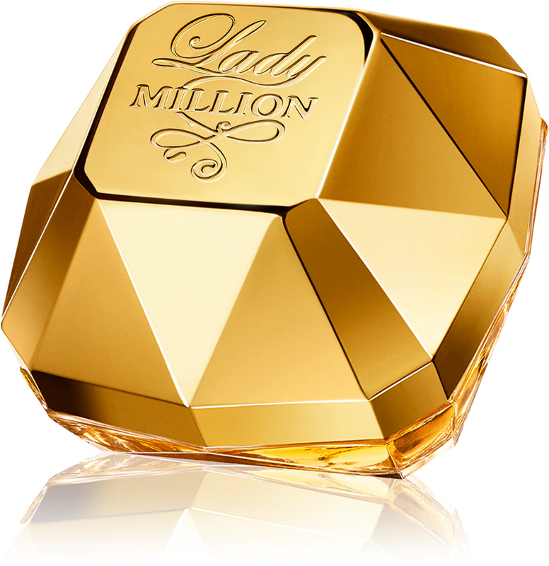 Envase original de Paco Rabanne Lady Million