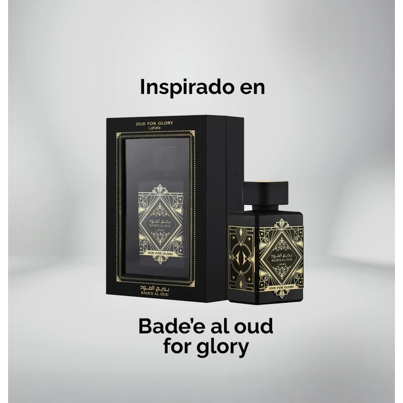 Lattafa Bade'e Al Oud Oud for Glory — inspirado en Lattafa Bade'e Al Oud Oud for Glory